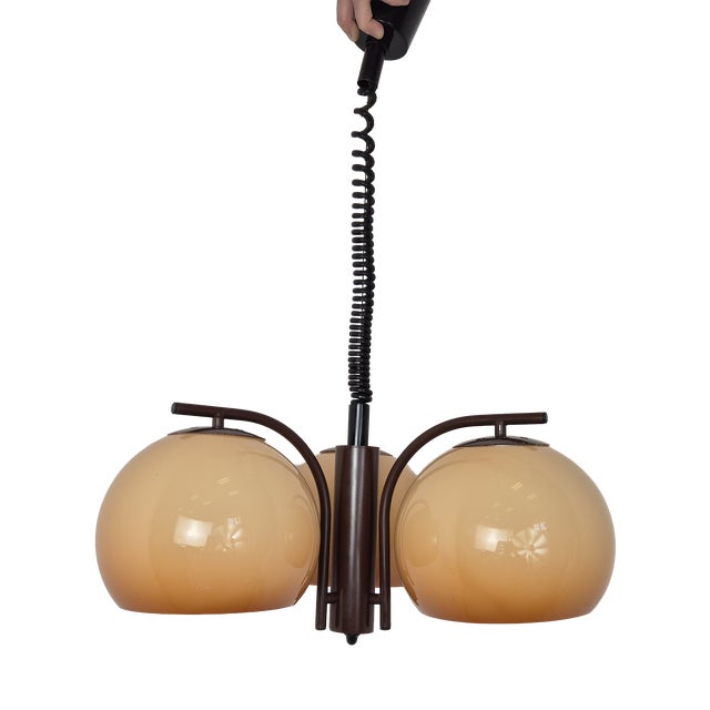 Space Age Hungarian Pendant Lamp from Szarvasi, 1960s For Sale