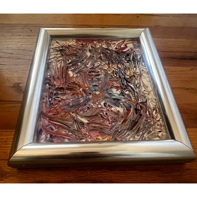 Contemporary 1970s Abstract Organic Modern Painting For Sale - Image 3 of 6