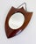1930s Italian Deco Style Shield Wall Mirror For Sale - Image 10 of 11
