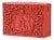 Chinese Cinnabar Buddha Decorative Box For Sale