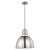 Transitional Thomas O'Brien By Visual Comfort Studio Huey 1-Light Pendant in Brushed Nickel For Sale - Image 3 of 3