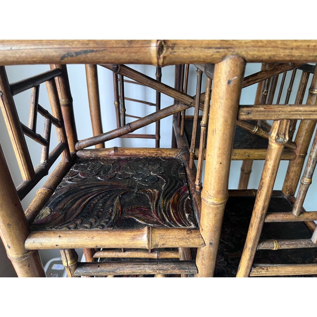 Antique Chinoiserie Bamboo Aesthetic Movement Table For Sale In New York - Image 6 of 7