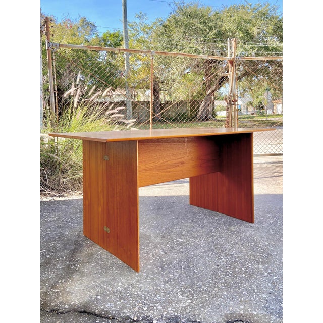 This unique table is a two-in-one design. Sannemann out of Denmark, this is beautifully crafted in Danish style with all...