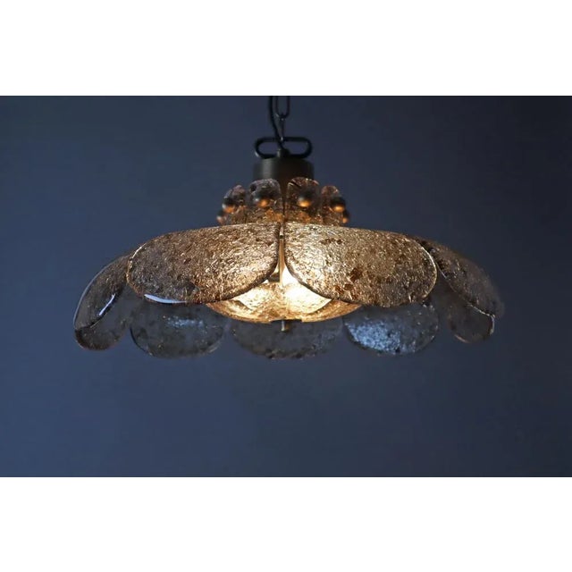 Flower-Shaped Hanging Lamp attributed to J. T. Kalmar, in None conditions. Designed 1970 to 1979 Up to 250V (Europe/UK...