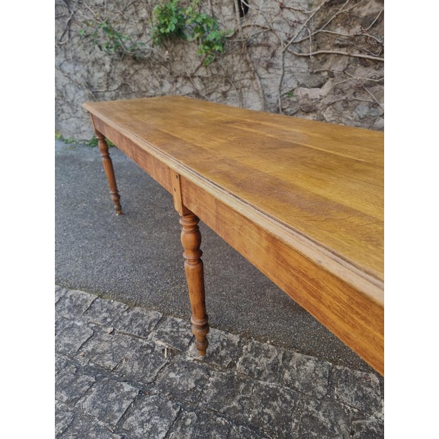 Antique French Farmhouse Refectory Dining Table, 1880s-1900s For Sale - Image 17 of 18