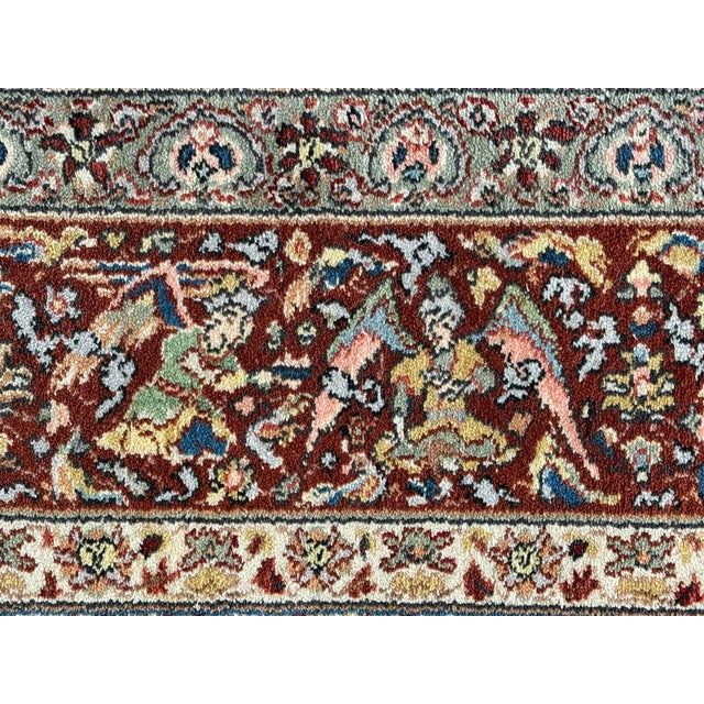 8ft 8 in X 12ft Karastan Persian Hunting Wool Area Rug For Sale - Image 10 of 12
