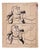 Gabriele Galantara, Coming/Not Coming, 1904, China Ink and Watercolor For Sale