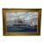Large British Marine Seascape Oil Painting Hms Warrior First Ironclad Ship by John Steven Dews Circa 1983 Framed For Sale