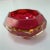 Red Italian Faceted Red Murano Glass Ashtray by Flavio Poli, 1950s For Sale - Image 8 of 8