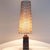 Brown Ceramic Floor Table Lamp with Custom Made Lampshade with Pattern, 1970 For Sale - Image 3 of 9