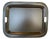 2010s Contemporary Medium Black Metal Tray With Handles For Sale - Image 5 of 5