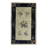 Antique Art Deco Chinese Peking Oriental Rug, 43' X 6'9" For Sale