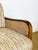 Art Deco Living Room Set in Curved Wood with Tweed and Cane, 1950s, Set of 3 For Sale - Image 15 of 18
