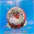 S Donut Kill My Vibe #2 by Ana Hefco | Mixed Media on Wood Featuring a Colorful Donut For Sale