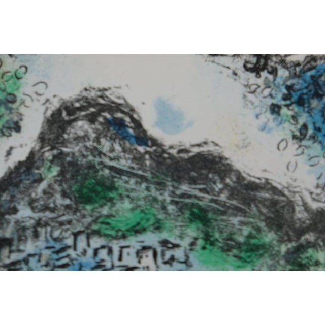 Marc Chagall, Couple et artiste devant Saint Jeannet, Lithograph For Sale - Image 5 of 6