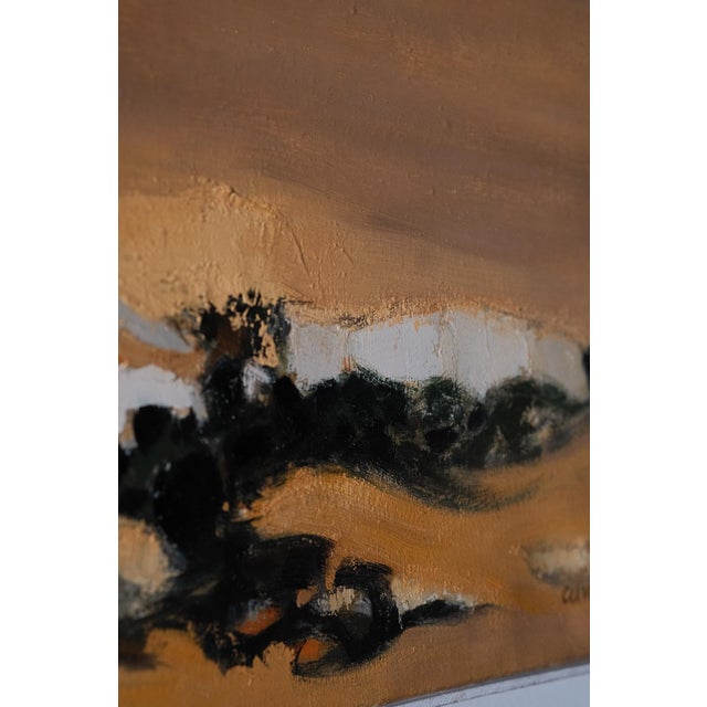 Roger Clamagirand, Sunset, 1950s, Oil Painting on Canvas, Framed For Sale - Image 4 of 10