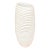 Ribbed Textured Coiled "Coco" Ceramic Vase W/ Matte Finish by Bahari For Sale