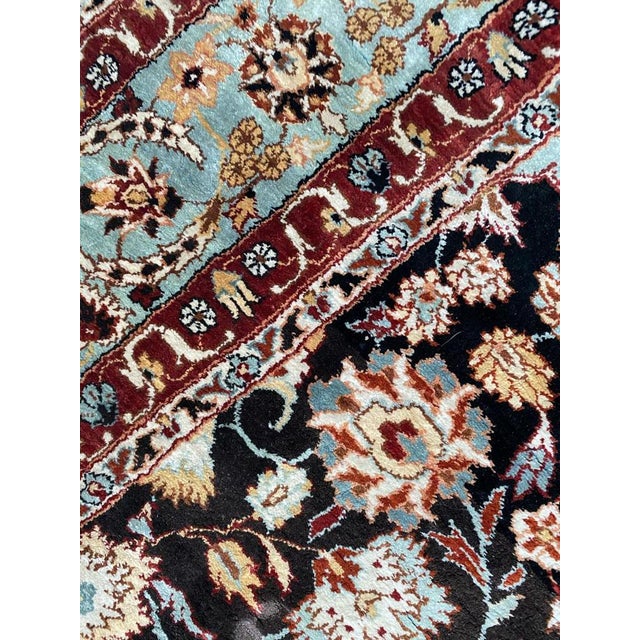 Vintage Silk Indian Rug, 1990s For Sale - Image 14 of 18