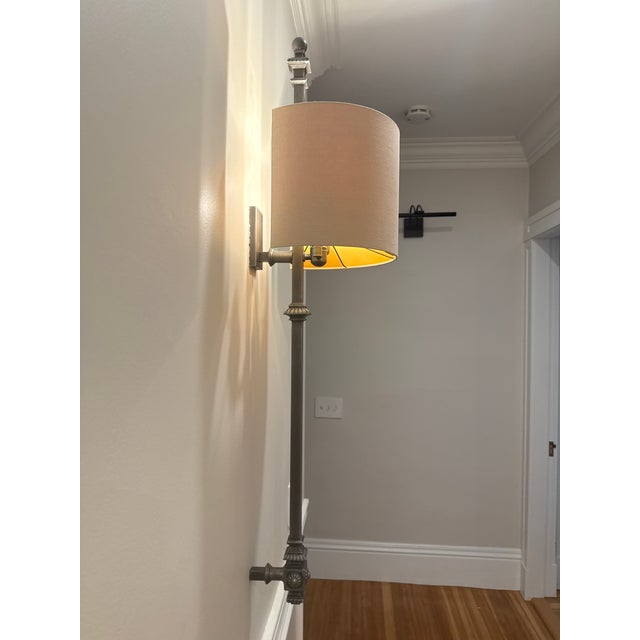 4 Restoration Hardware Lorraine Architectural Railing Sconce For Sale - Image 16 of 18