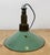 Industrial Petrol Enamel Military Pendant Lamp with Cast Aluminium Top, 1960s For Sale - Image 11 of 18