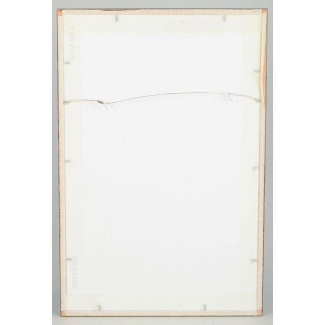 Scandinavian Artist, Geometric Abstract Composition, 1960s-1970s, Chalk on Board For Sale - Image 4 of 5