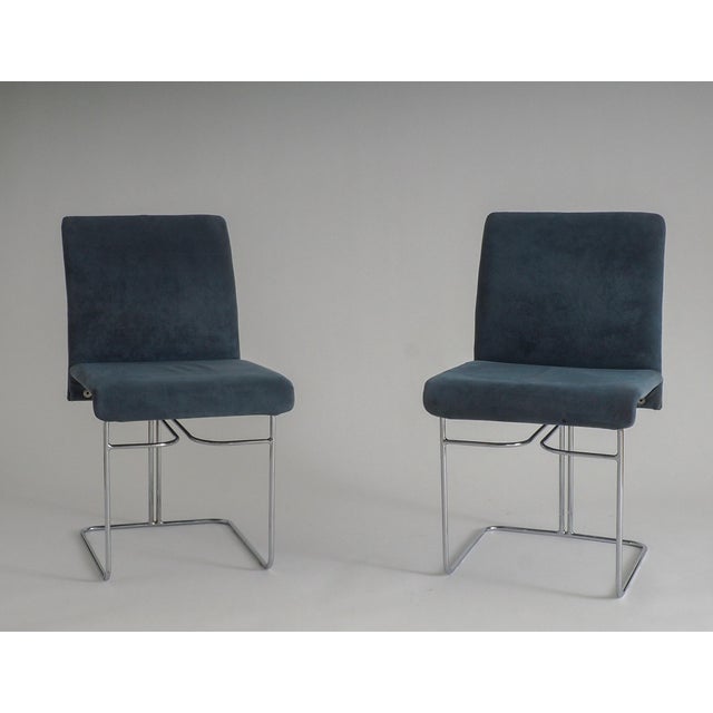 1970s Dining Chairs attributed to Ernesto Radaelli for Saporiti, 1970s, Set of 4 For Sale - Image 5 of 18