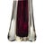 Deep Red Swung Murano Vase Sommerso Large Cased Glass For Sale - Image 9 of 10