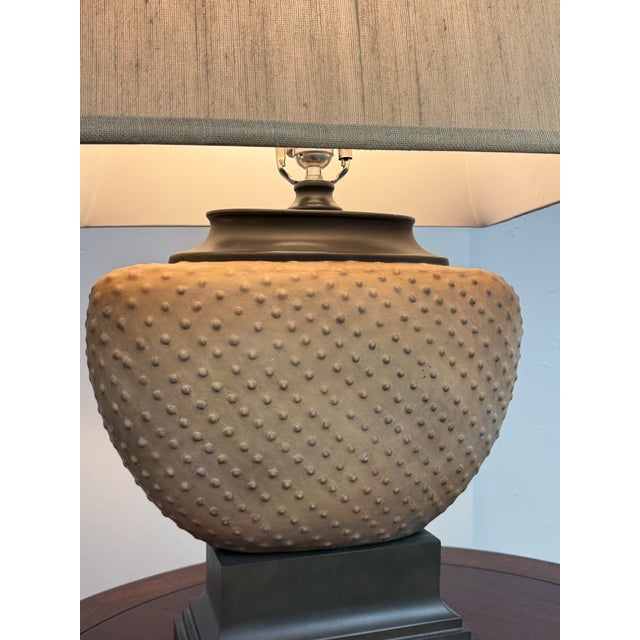 Uttermost Uttermost Cumberland Beaded Sandstone Table Lamp For Sale - Image 4 of 12