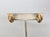 Vintage Signed Napier Goldtone Ruched Half Hoop Pierced Earrings-2 Pieces For Sale In Philadelphia - Image 6 of 7