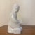 1970s Mid-20th Century Japanese Blanc De Chine Style White Porcelain Seated Okimono Figurine For Sale - Image 5 of 8