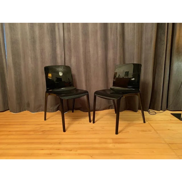 2000 - 2009 Set of Tiffany Dining Chairs by Marcello Ziliani for Casprini, Italy, 2005 For Sale - Image 5 of 11