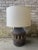 Rustic Vintage Wagon Wheel Table Lamp For Sale - Image 3 of 12