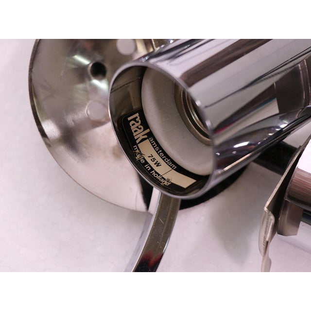 1960s Globe Wall Sconces by Frank Ligtelijn for Raak, 1960s, Set of 2 For Sale - Image 5 of 6