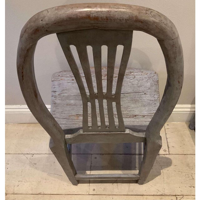 Swedish Painted Folk Chairs, 1900s, Set of 3 For Sale - Image 4 of 18