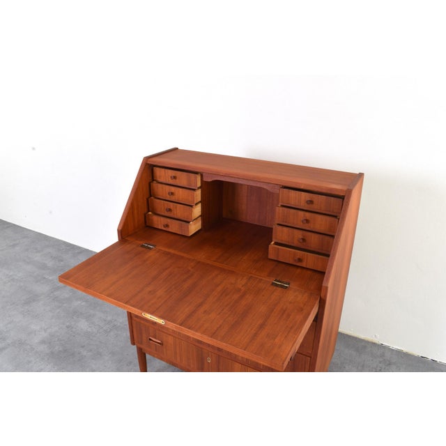 Mid-Century Modern Danish Teak Secretaire, 1960s For Sale - Image 14 of 18