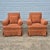 This is the perfect pair of transitional style arm chairs for the autumn season. Imagine curling up in these cozy chairs...