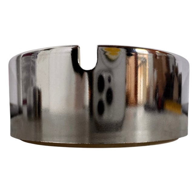 MCM 1970s Chrome Nesting Ashtrays For Sale - Image 12 of 13