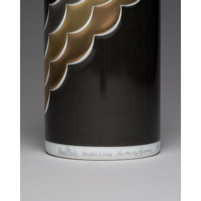 Ceramic Porcelain Bewegung Vase by Natale Sapone for Rosenthal, 1976 For Sale - Image 7 of 10