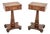 Antique William IV Burr Walnut Side Tables, 1830s, Set of 2 For Sale