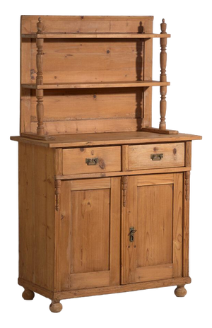 Antique Pine Kitchen Cupboard