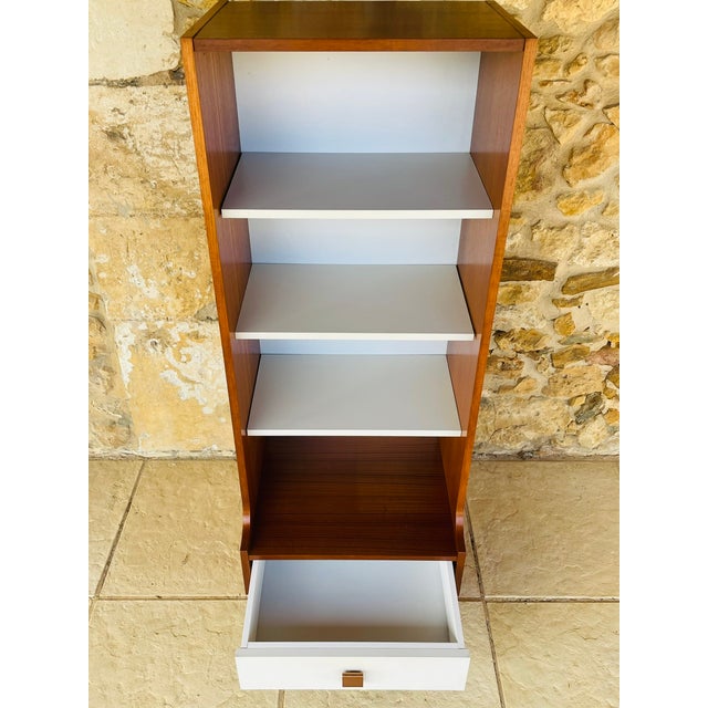 Vintage Teak Shelving Unit with Drawer, 1970s For Sale - Image 15 of 18