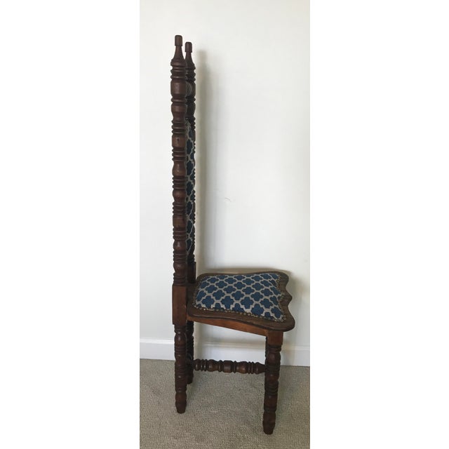 19th Century Jacobean High Back Mexican Prayer Chair Chairish