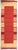 A hand-loomed wool rug, made in India and measuring 4' x 6'. Geometric drawing - repeating motifs held inside strong...