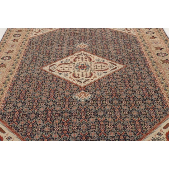1950s Vintage Turkish Anatolian Rug With Floral Medallion Design - Rug & Kilim For Sale - Image 5 of 10