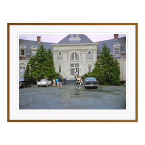 Toni Frissell 'Newport Scenes' Archival Pigment Print Framed in Brown
