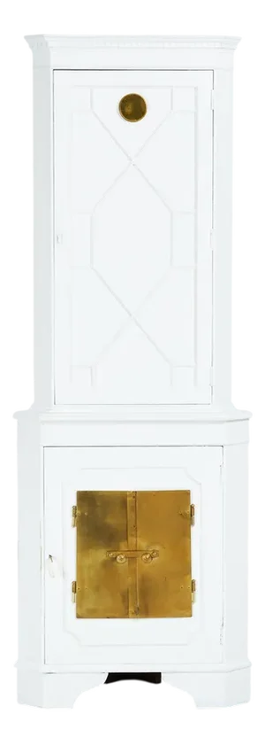 Tiled Stove Corner Cabinet, Sweden, 1950s