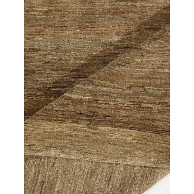 Vintage Hand-Knotted Persian Lori Gabbeh Rug 7'11" X 8'7" For Sale - Image 4 of 4