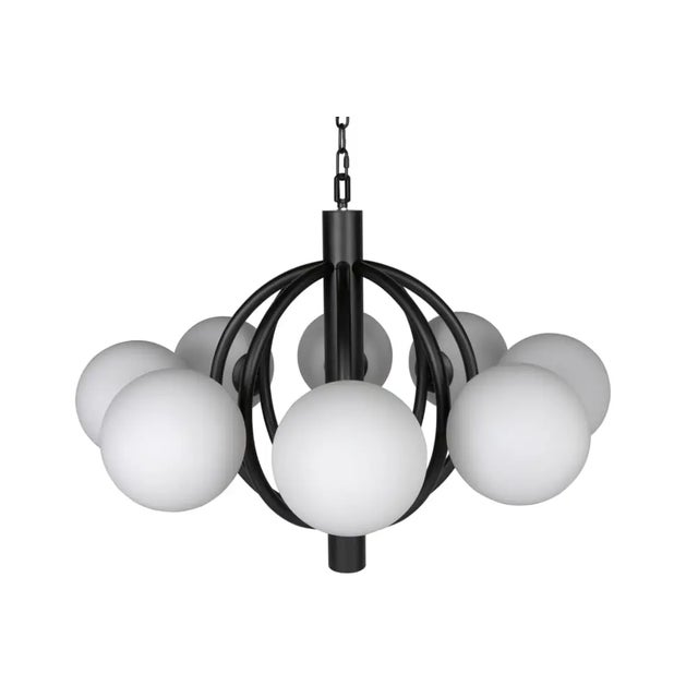 Not Yet Made - Made To Order NOIR Carousel Chandelier For Sale - Image 5 of 6