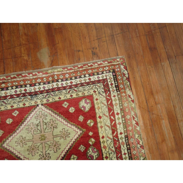 Art Deco Antique Zabihi Collection Karabagh Carpet For Sale - Image 3 of 9