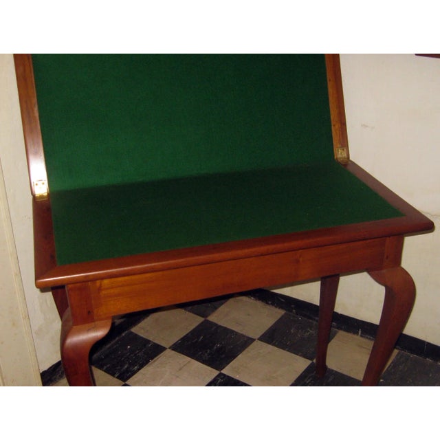 Queen Anne 19th Century Anglo Indian Card Table For Sale - Image 3 of 13
